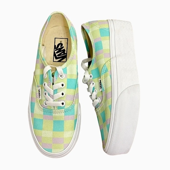 Vans Shoes - Vans Multicolor Checkered Women's Sneakers